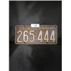 Image 1 : HARD TO FIND 1937 WISCONSIN LICENSE PLATE