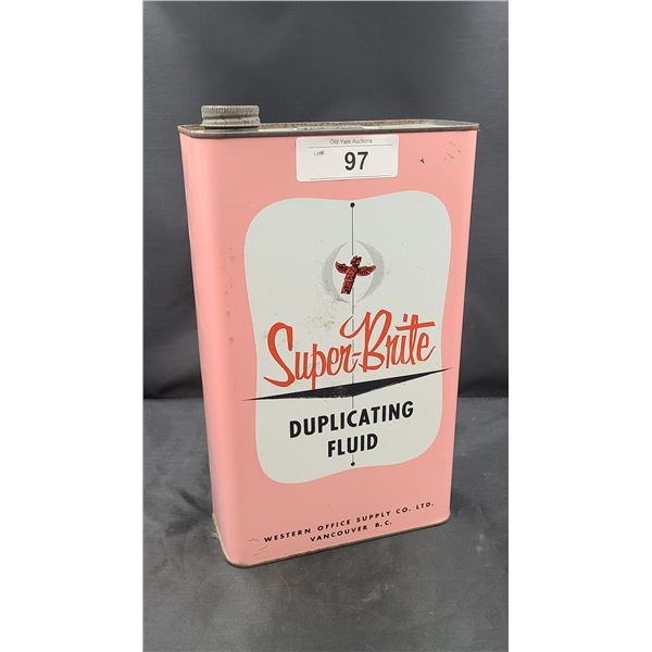 1950'S SUPERBRITE 1GALLON CAN