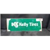 Image 1 : VINTAGE KELLY TIRES TIN TACKER SIGN