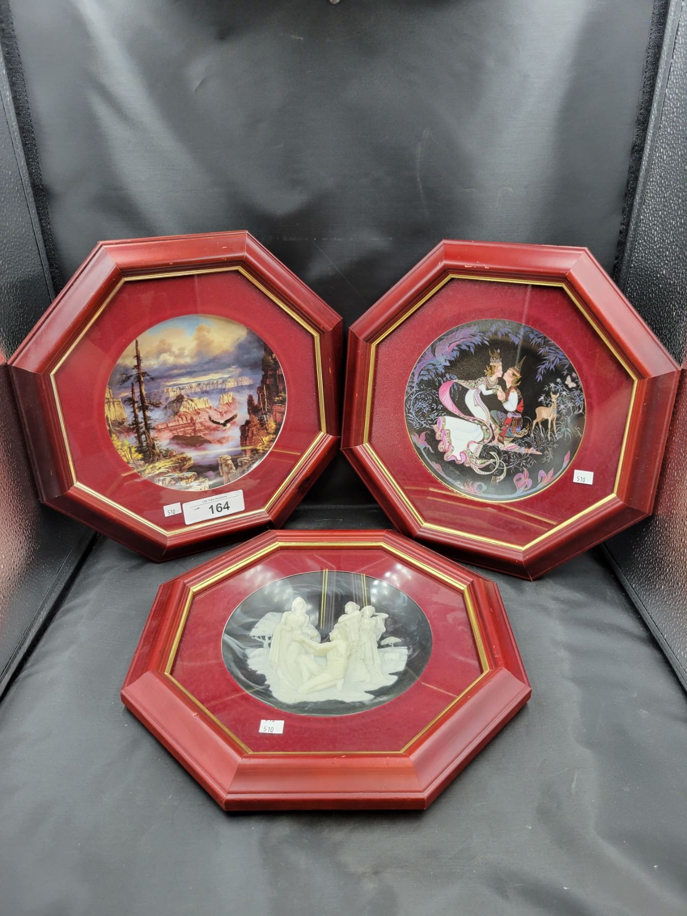 3 Plate Collection THREE COLLECTOR PLATES IN FRAMES