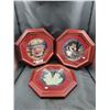 Image 1 : THREE COLLECTOR PLATES IN FRAMES