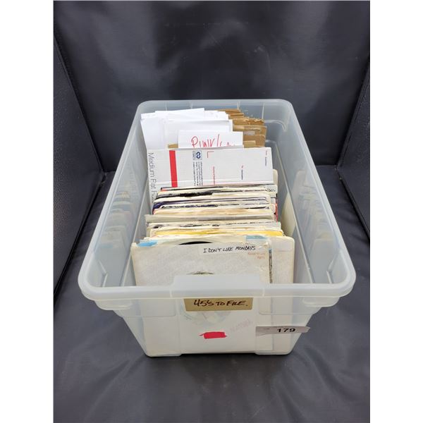 COLLECTION 80+ VINTAGE 45'S