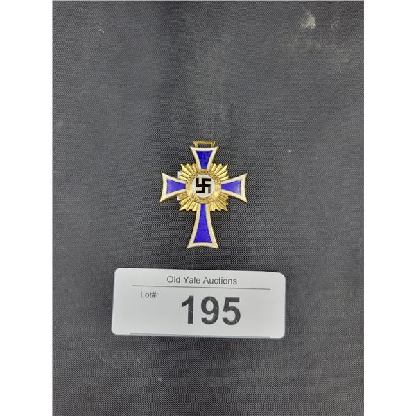 1938 GERMAN MOTHER'S CROSS MEDAL