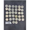 Image 1 : 14 1970'S CANADIAN $1 COINS & 18 1970'S US 50CENT PIECES