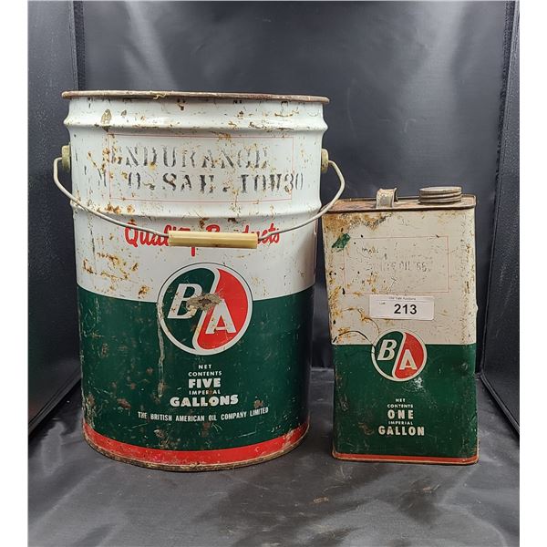 B/A OIL PAIL & CAN