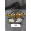 Image 1 : FOUR VINTAGE ZIPPO LIGHTERS