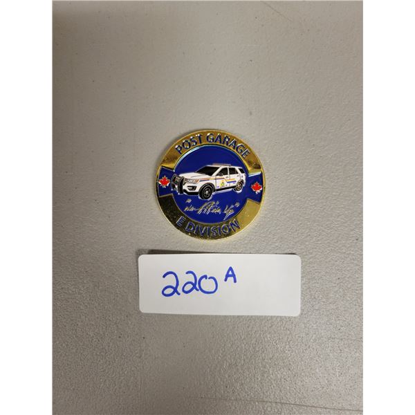 RCMP CHALLENGE COIN-HARD TO FIND