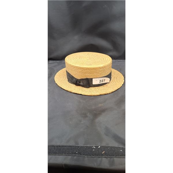 ORIGINAL 1920'S "GREAT GATSBY" ERA MEN'S STRAW HAT