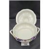 Image 2 : VICTORIAN WOOD & SONS "CAMBRIDGE" LIDDED VEGETABLE DISH