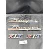 Image 1 : FOUR VINTAGE FORD RANGER XLT EMBLEMS
