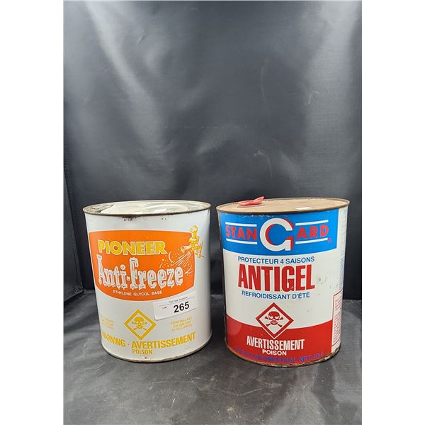 PIONEER & STAND GARD 1GALLON ANTI-FREEZE CANS