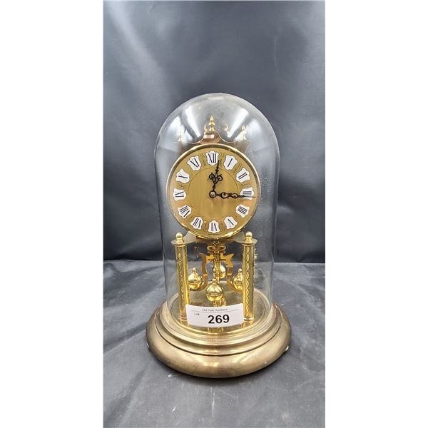 KEY WIND ANNIVERSARY CLOCK MADE IN WEST GERMANY