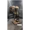 Image 1 : DECORATIVE WOOD ELEPHANT HEAD STAND