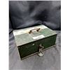 Image 1 : VINTAGE LOCK BOX W/SKELETON KEY