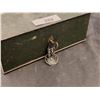 Image 2 : VINTAGE LOCK BOX W/SKELETON KEY