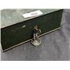Image 3 : VINTAGE LOCK BOX W/SKELETON KEY