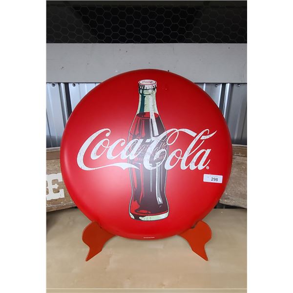 COCA-COLA BUTTON SIGN-REPRODUCTION