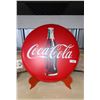 Image 1 : COCA-COLA BUTTON SIGN-REPRODUCTION