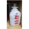 Image 1 : VINTAGE 1GALLON MINI MART GLASS MILK BOTTLE