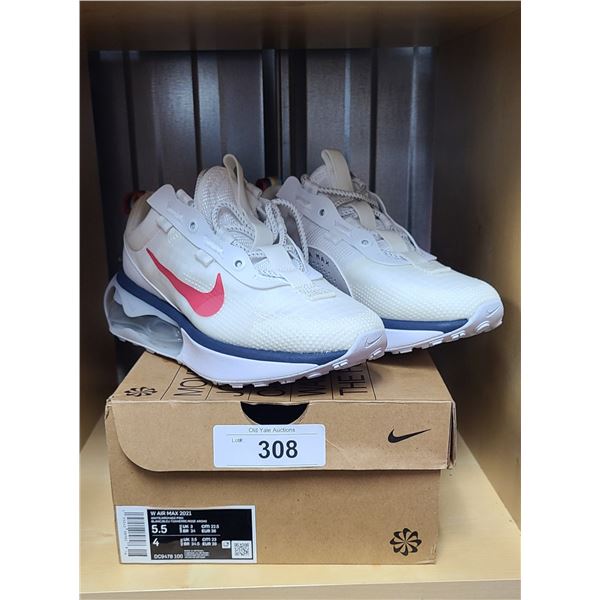 PAIR UNUSED NIKE AIR MAX 2021 LADIES SHOES, SIZE 5.5