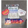 Image 1 : FIVE ASSORTED TIN SIGNS-REPRODUCTION