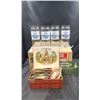 Image 1 : LARGE COLLECTION VINTAGE BEER COASTERS & CASE 12 UNUSED GRANVILLE ISLAND BREWING GLASSES