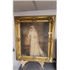 Image 1 : LARGE ANTIQUE GILT FRAMED PRINT