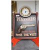 Image 1 : COLT 45 PEACEMAKER WOOD WALL CLOCK