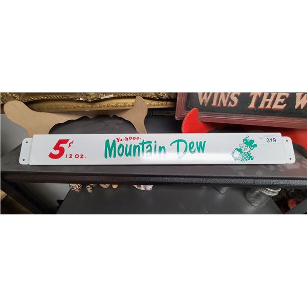 MOUNTAIN DEW METAL PUSHBAR - REPRODUCTION