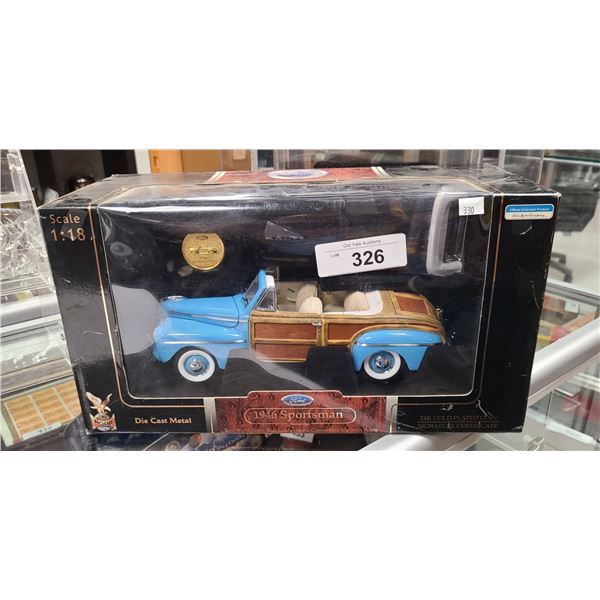 1946 FORD CONVERTIBLE DIE CAST CAR