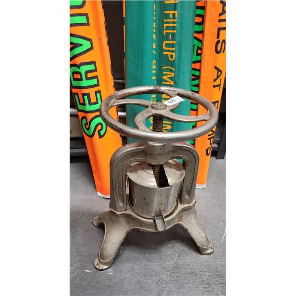 ANTIQUE METAL FOOD PRESS