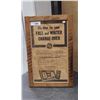 Image 1 : FRAMED EARLY B/A GAS STATION PAPER ADVERTISEMENT