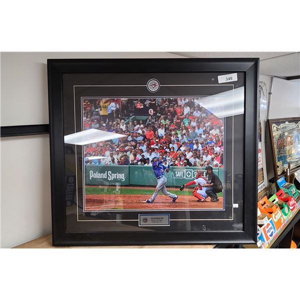 PROFESSIONALLY FRAMED TORONTO BLUE JAYS "JOSE BAUTISTA" PRINT