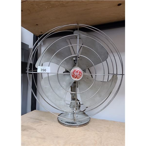 LARGE 1940'S GE VORTILEX OSCILLATING METAL FAN