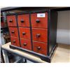 Image 1 : AMAZING 9 DRAWER WOOD COUNTER TOP CABINET, NO SHIPPING