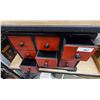 Image 2 : AMAZING 9 DRAWER WOOD COUNTER TOP CABINET, NO SHIPPING