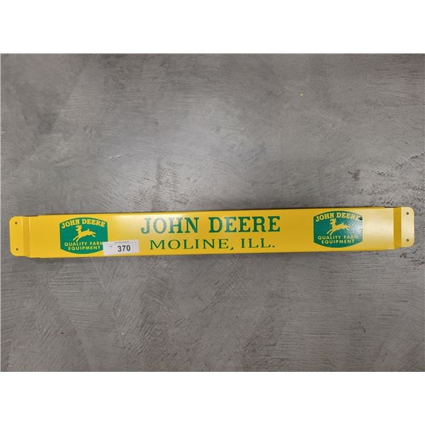 JOHN DEERE METAL DOOR PUSH - REPRODUCTION