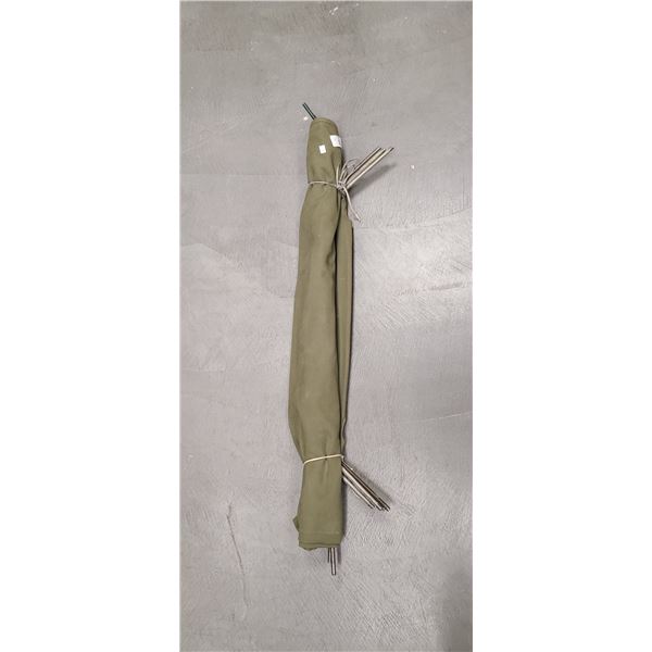 VINTAGE MILITARY CANVAS ARMY COT