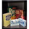 Image 1 : FIVE VINTAGE COLLECTIBLE CARDBOARD LAUNDRY SOAP BOXES