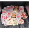 Image 1 : VINTAGE POPCORN BAGS, EARLY CANADA PAINT PAMPHLET & COLLECTION VINTAGE POSTERS ETC