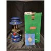 Image 1 : COLEMAN BLUE DELUXE EASI-LITE LANTERN IN METAL CASE