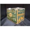 Image 1 : LARGE ANTIQUE PERRIN'S BISCUITS SHIPPING TIN