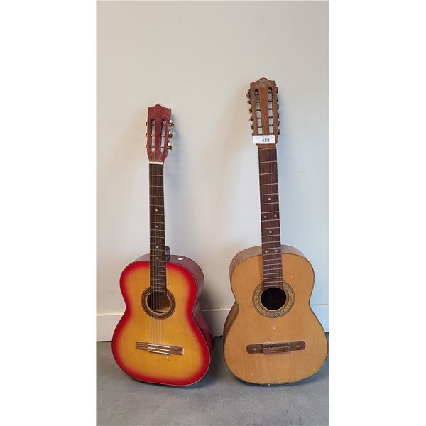 TWO ACOUSTIC GUITARS