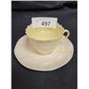 Image 1 : VINTAGE BELLEEK TEACUP/SAUCER