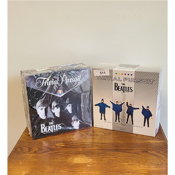 TWO BEATLES TRIVIAL PURSUIT GAMES