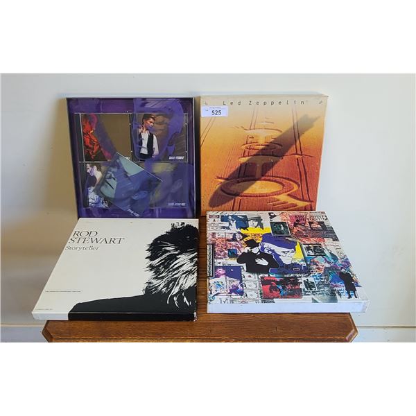 LED ZEPPELIN, DAVID BOWIE, JOHN LENNON, & ROD STEWART MUSIC BOX SETS