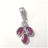 Image 1 : 14K  RUBY(0.85CT) DIAMOND(0.09CT) PENDANT