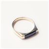 Image 2 : SILVER BLACK ONYX RING SIZE 6.5