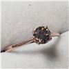 Image 2 : 10K ROSE GOLD  DIAMOND (0.5CT) RING SIZE 7