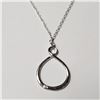 Image 1 : SILVER 18" NECKLACE